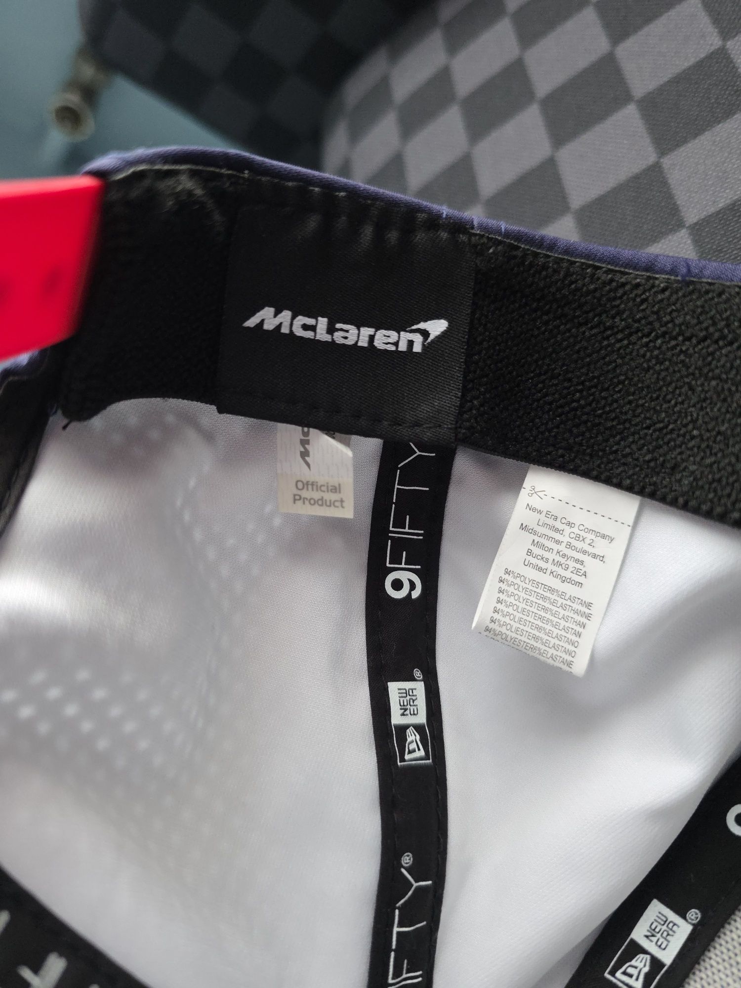 McLaren Formula 1 Team, USA 2021, czapka New Era, F1, Formuła 1,Norris