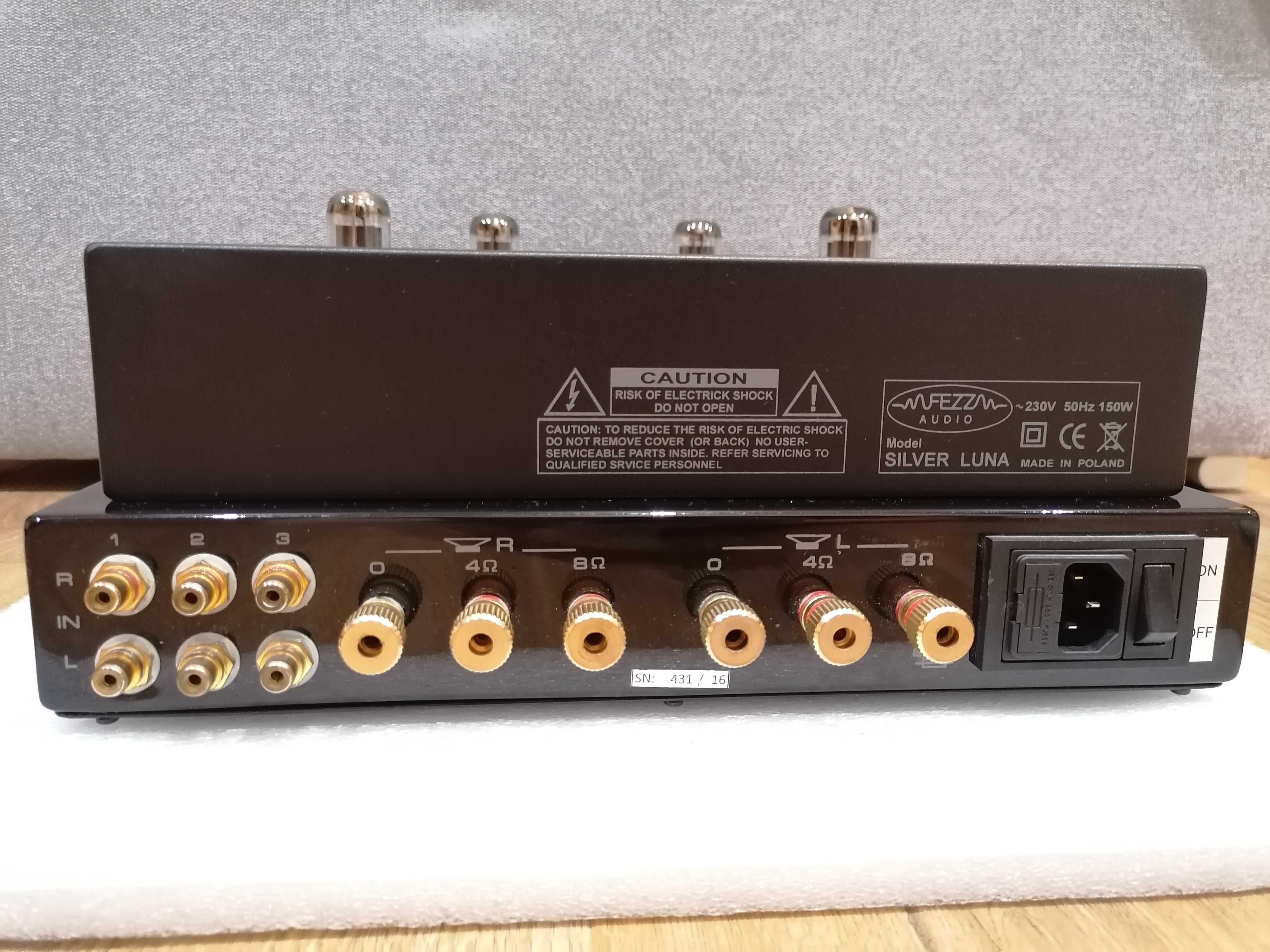 Wzmacniacz lampowy Fezz Audio model Silver Luna piękny
