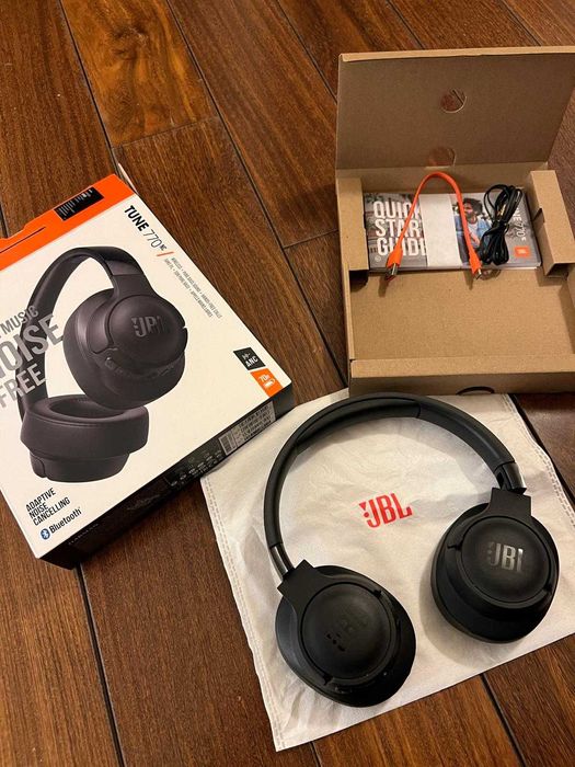 JBL Tune 770NC • Jak nowe • ANC • Bluetooth • Komplet + paragon