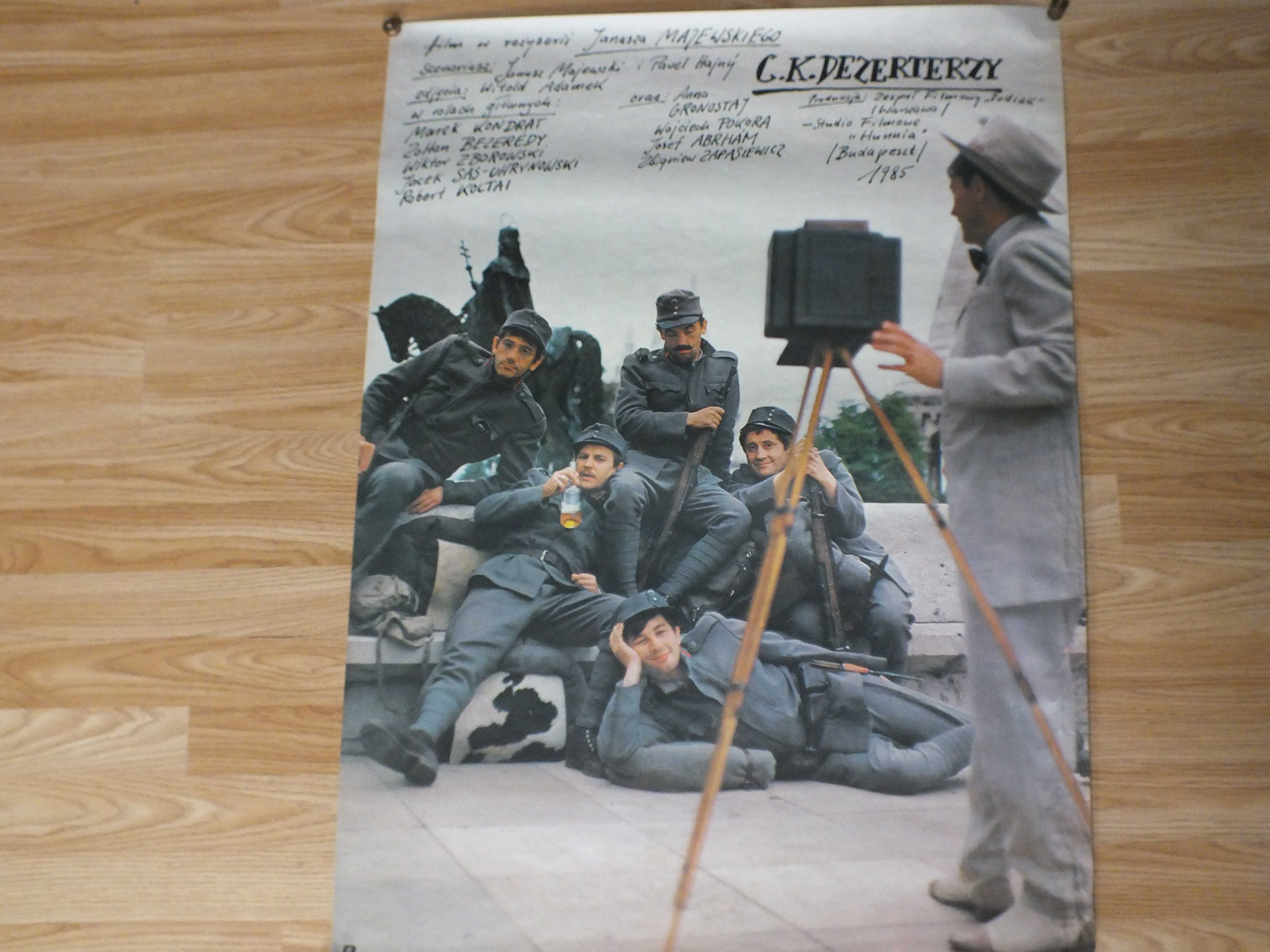 Oryginalny plakat - C. K. Dezerterzy-  Pierwodruk. 1985