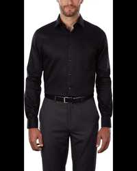 Черная классическая мужская рубашка от  Van Heusen