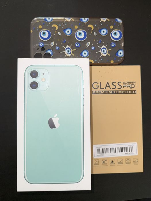 iPhone 11 128gb Verde Água + Capa Proteção + 2 Películas de Vidro