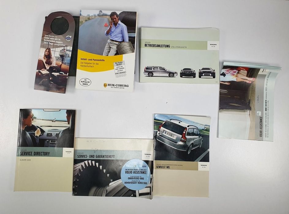 INSTRUKCJA OBSŁUGI + ETUI VOLVO V70 II