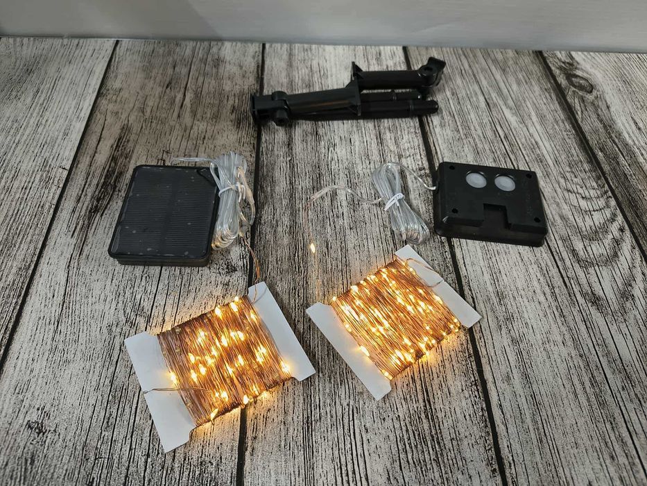 Litogo Solarny Łańcuch Świetlny 120Led Wodoodporne Z Drutu 2szt