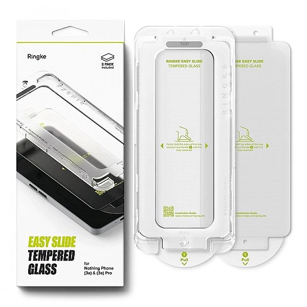 Szkło Hartowane Ringke Easy Slide 2-Pack Nothing Phone 3A / 3A Pro Cle