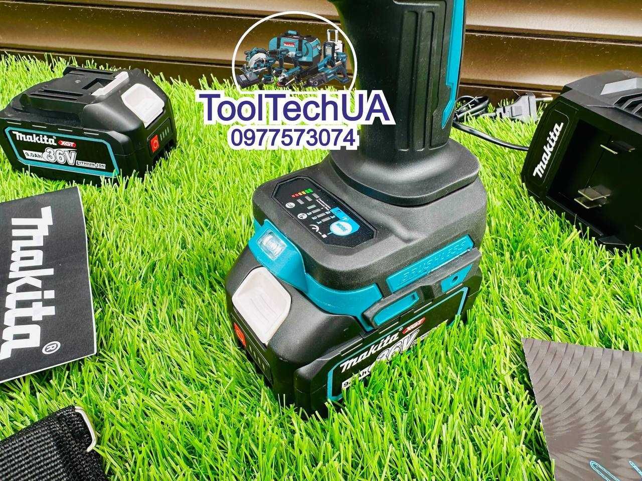 Безщітковий Акумуляторний Гайковерт Makita DTW1002 BL ( 36V/9Ah. XGT )
