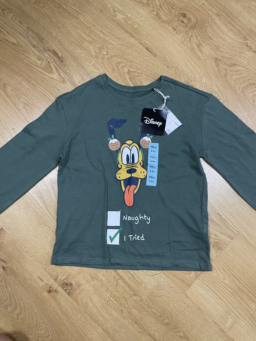 NOWA bluzka 116 pies Pluto Sinsay smdla chłopca