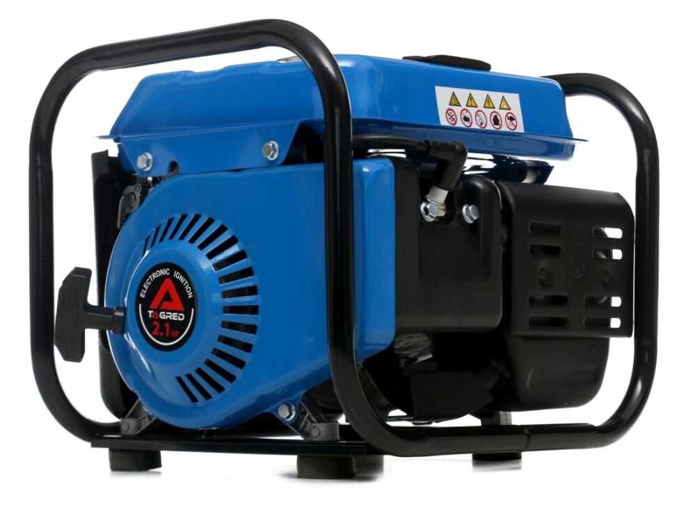 Mocny AGREGAT Prądotwórczy Generator Prądu Solidny cichy 1550W 2.1KM