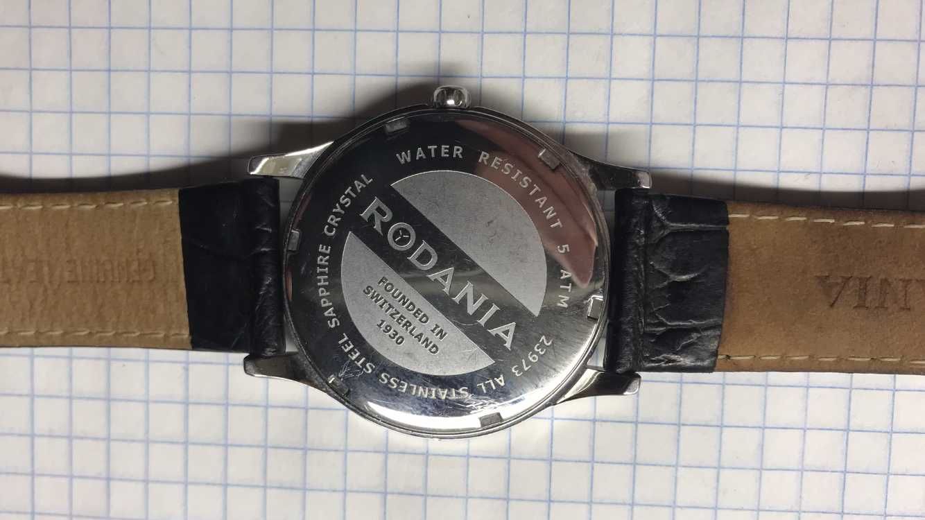 Швейцарские часы Rodania sapphire faunded in switzerland 1930.