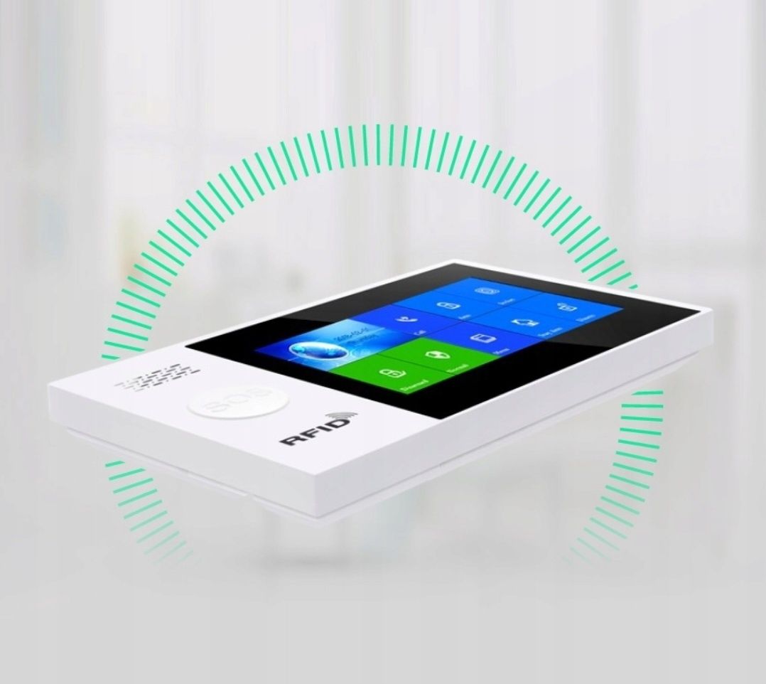 Bezprzewodowy Alarm z LCD GSM WiFi SMS TUYA Polski