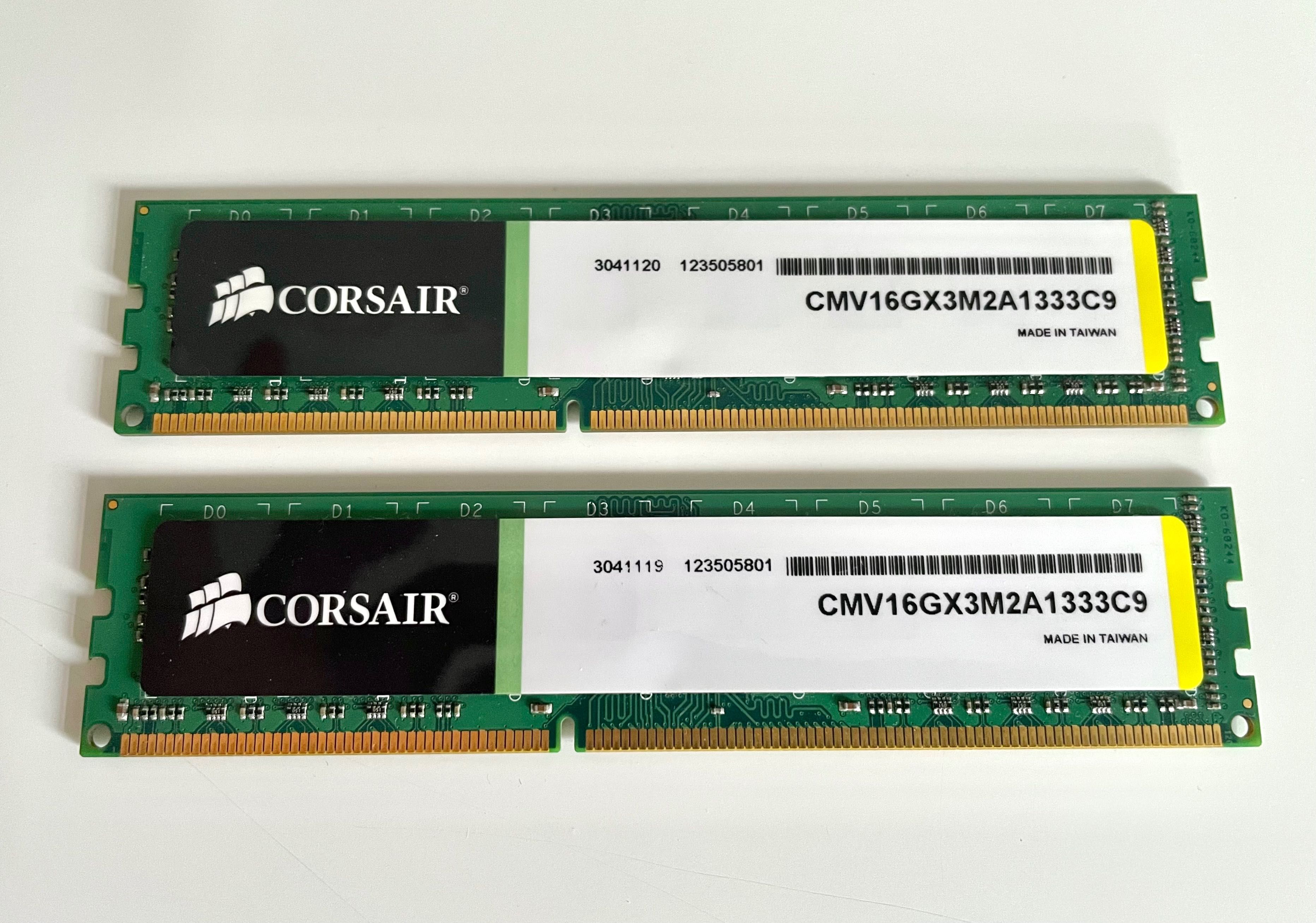 RAM 16GB (8GB x2) / Corsair 1333 DDR3 CL9 VALUE / ! OKAZJA !