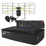 Zestaw telewizji naziemnej tuner cyfrowy DVB-T2 + antena pokojowa