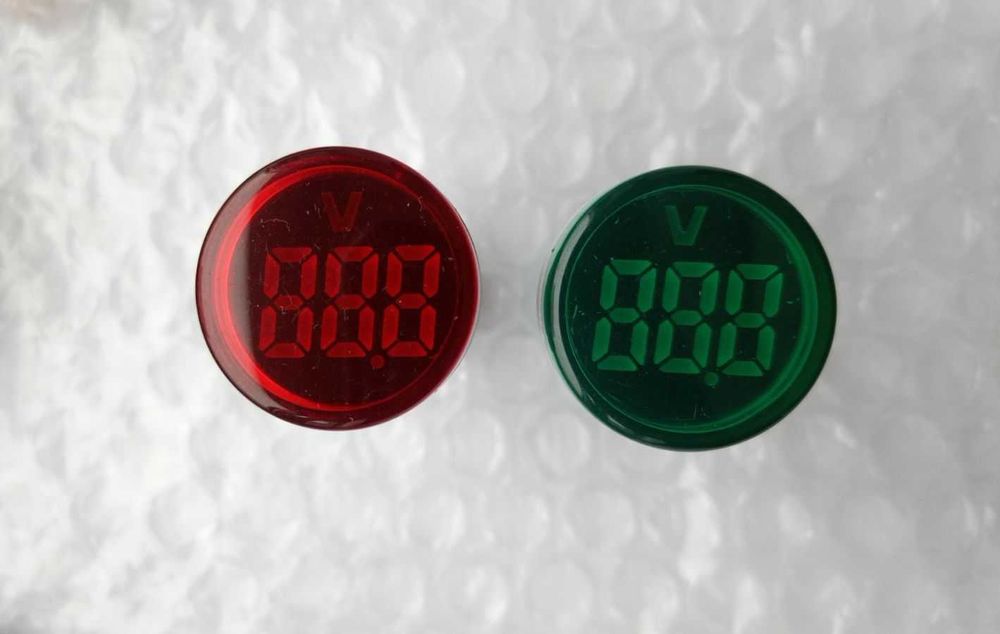 AC ~50 Hz вольтметр цифровой 50-500 V светодиодный индикатор 3 знака