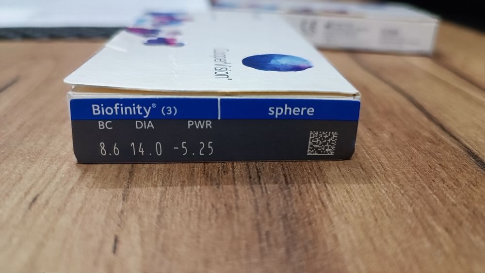 Soczewki kontaktowe Biofinity CooperVision -5.25