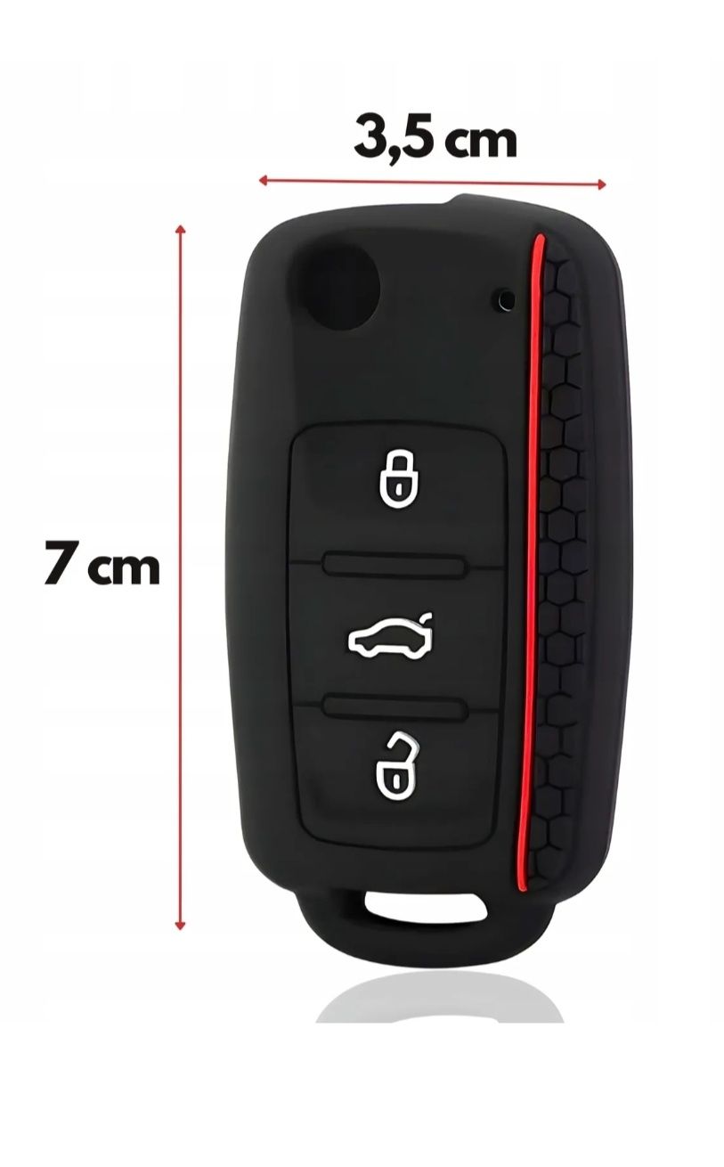 Etui silikonowe ochronne na kluczyk VW Skoda Seat