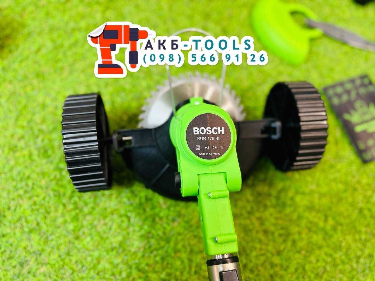 Аккумуляторный триммер садовый BOSCH BUR187BL Аккумуляторные косы 36V