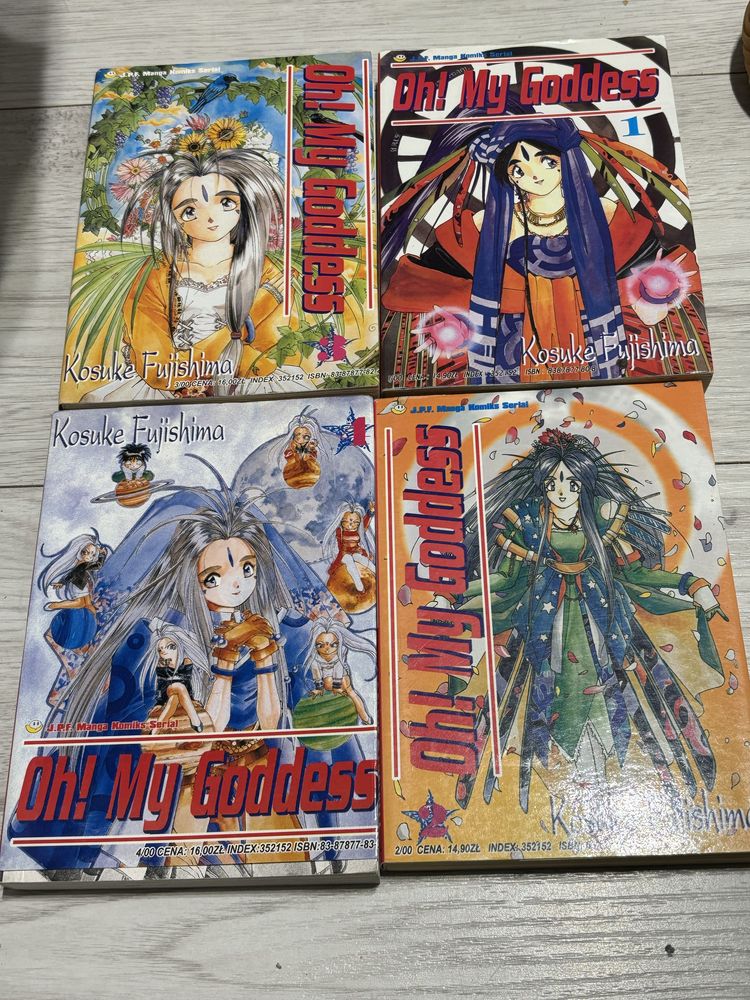 Manga Oh! My Goddess Kósuke Fujishima Tom 1-4