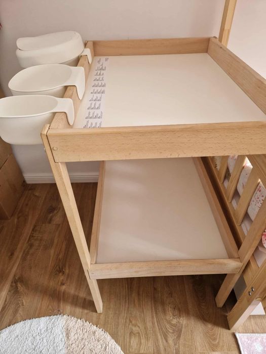 Przewijak Ikea+pojemniki, stan bardzo dobry