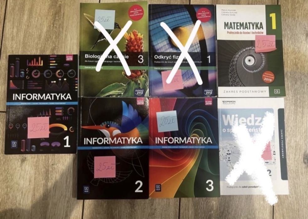 Podreczniki do liceum klasa 1 2 oraz 3