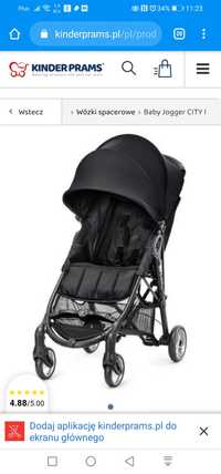 Baby. Jogger City Mini Zip plus adaptery do fotelika