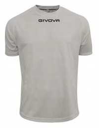 Koszulka sportowa/t-shirt/piłkarska/GIVOVA rozmiar XS/jasny szary