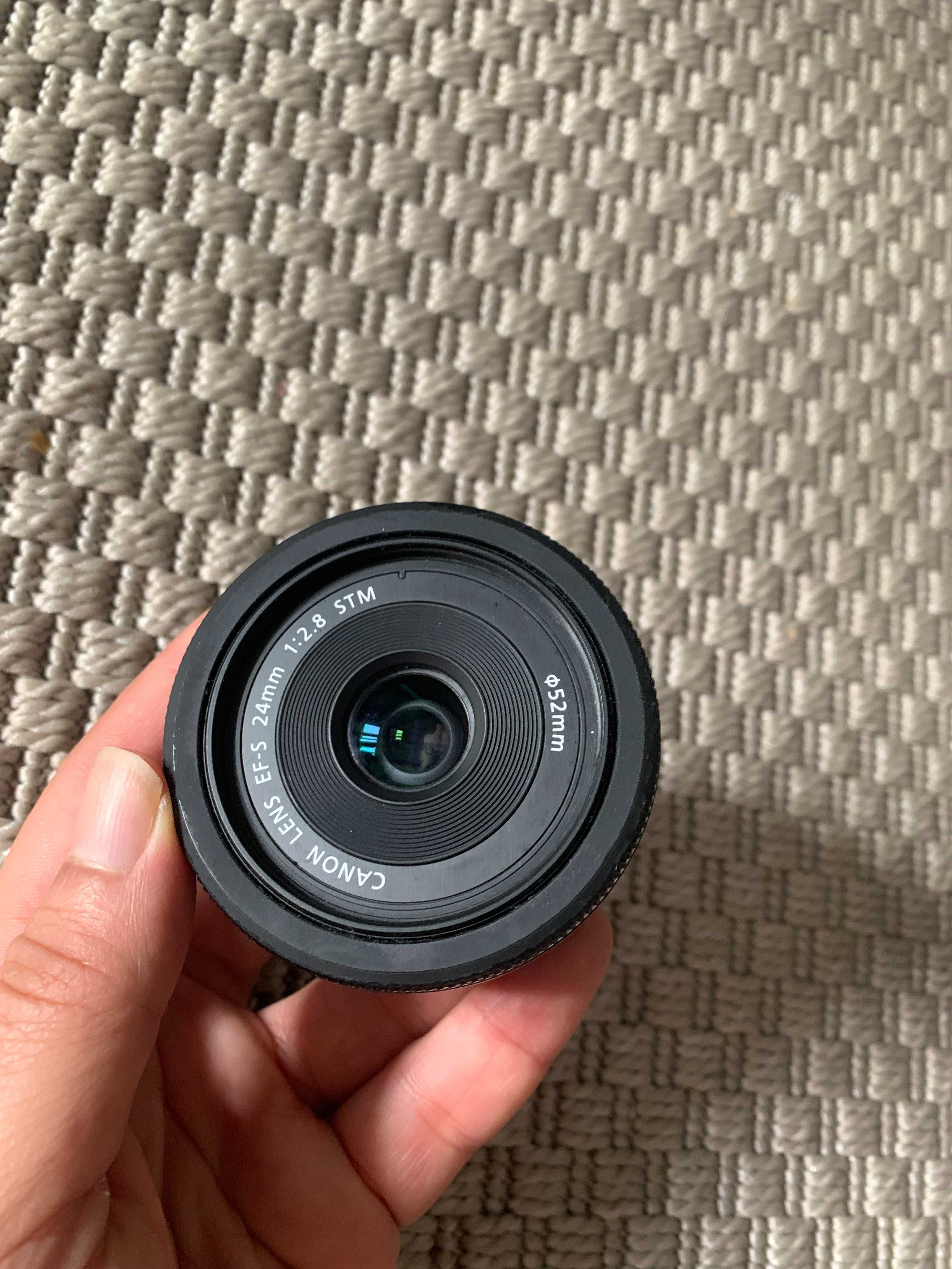 Canon 600 D + Lente EFS 24 mm F/2.8 STM