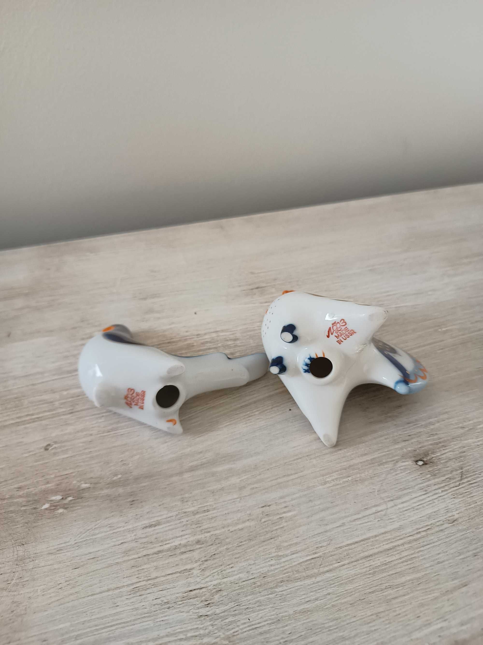 Porcelana Łomonosow 2 szt solniczki
