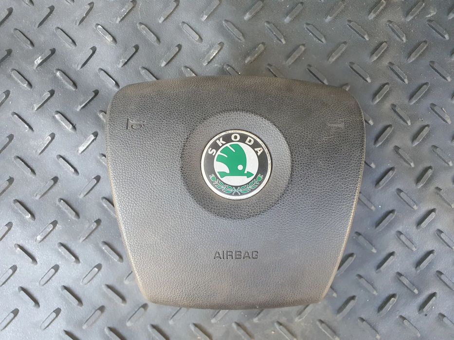 AIRBAG PODUSZKA POWIETRZNA KIEROWCY 5J0880201B SKODA ROOMSTER 06-