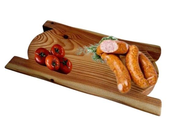Korytko drewniane cateringowe Taca góralska na sery wędliny mięso 32cm