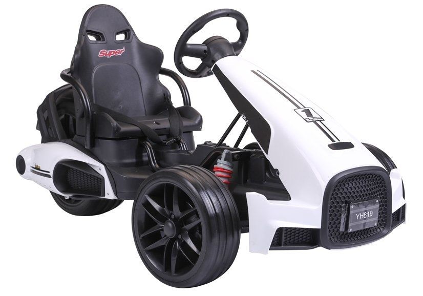 Gokart na Akumulator CH9939 Biały