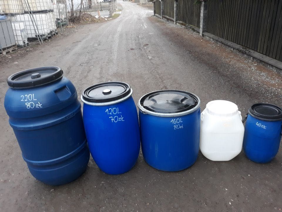 Beczki plastikowe spozywka  40zl