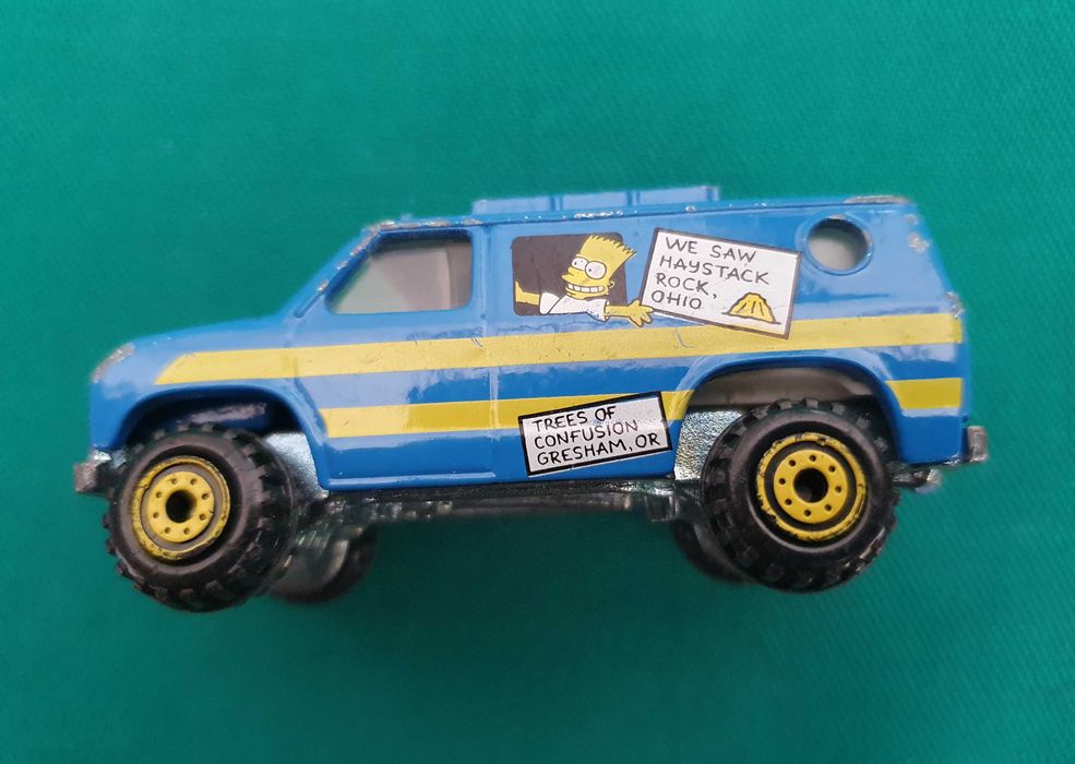 2 Carrinhos RAROS - Os Simpsons - HOT WHEELS MATTEL - Anos 90
