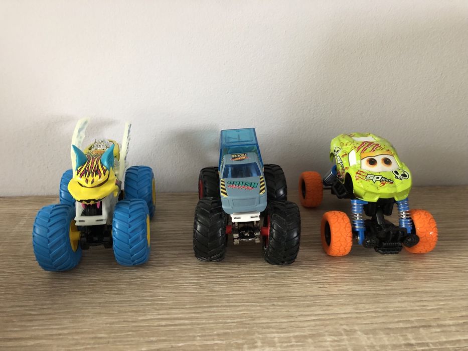 Mini monstertrucki 3 sztuki