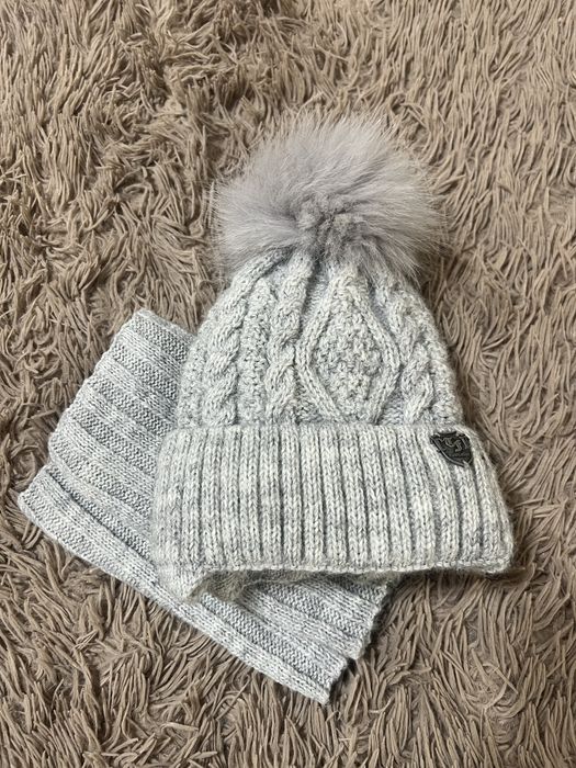 Зимовий комплект шапочка та снуд на 2-4 рочки