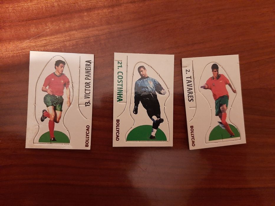 3 cromos bollycao Joga com os Craques!