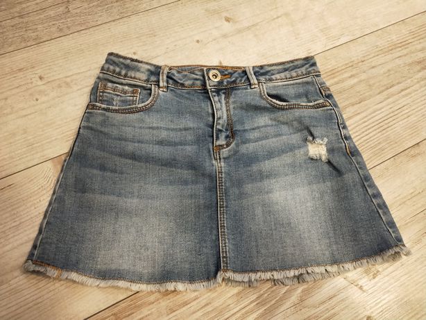 J.nowa spódniczka mini jeans Zara r. 128cm