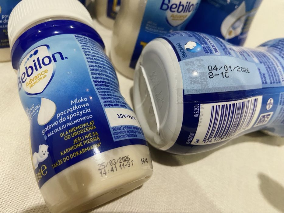Mleko Bebilon w proszku i w butelkach