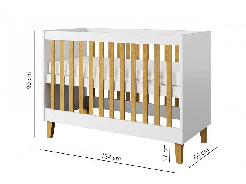 Zestaw niemowlęcy CuBi - łóżeczko / szafa / komoda