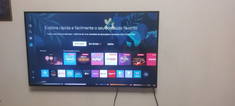 Smart tv como nova 43 polegadas Samsung