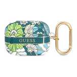 Etui Guess Flower Strap Collection na AirPods Pro - zielone