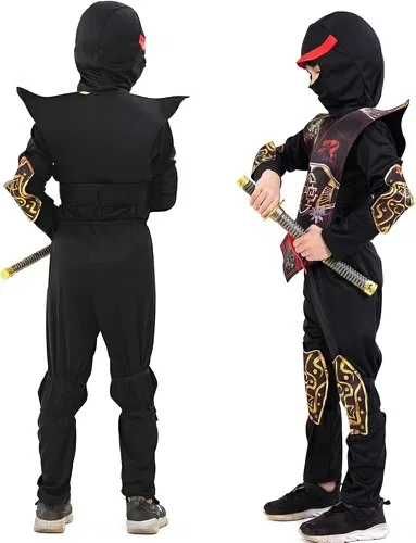 Przebranie dla dziecka 100-110 ninja z mieczem plastikowym