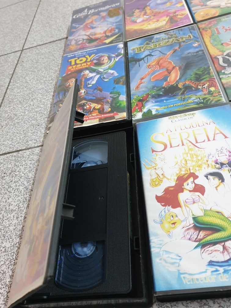 Cassetes VHS animação