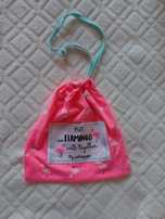FLAMINGO/Torebka  worek, Etui z Londynu