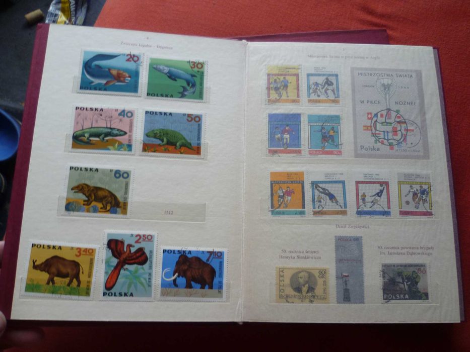 Klaser ze znaczkami Fischer t. VII 1966-67