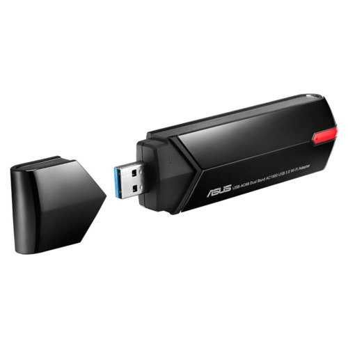 Asus AC68 - Adaptador USB Wi-Fi Dual-Band AC1900