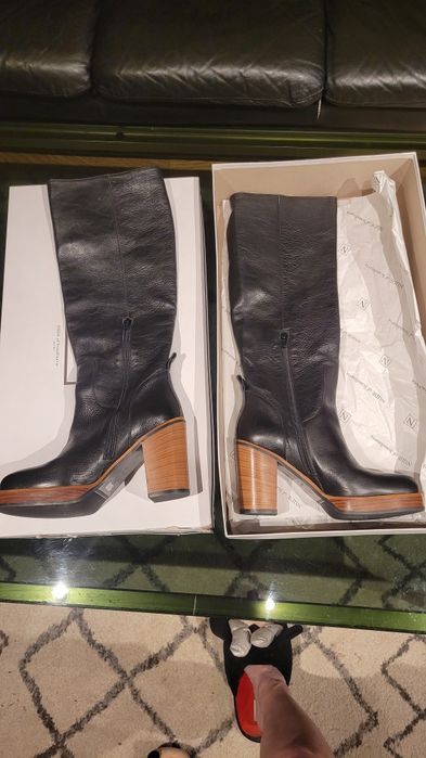 Продам Кожаные сапоги!