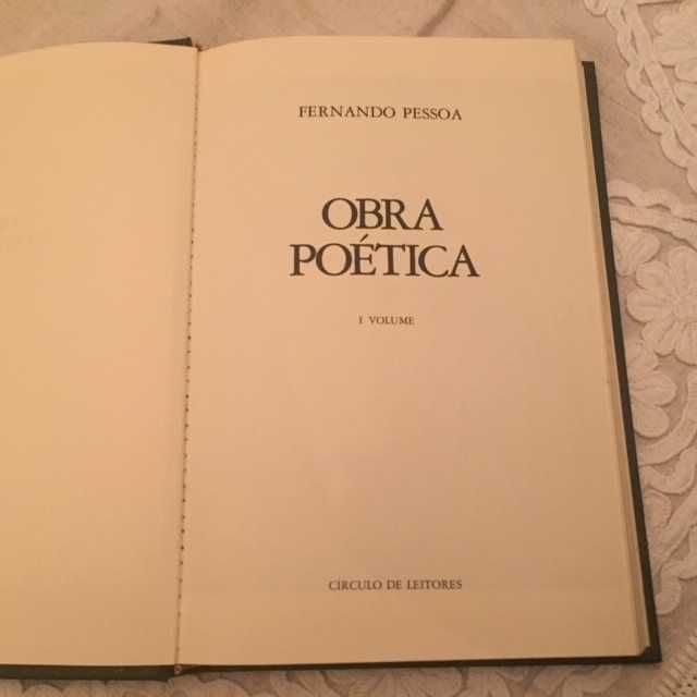 Livros " Obra Poética" Fernando Pessoa