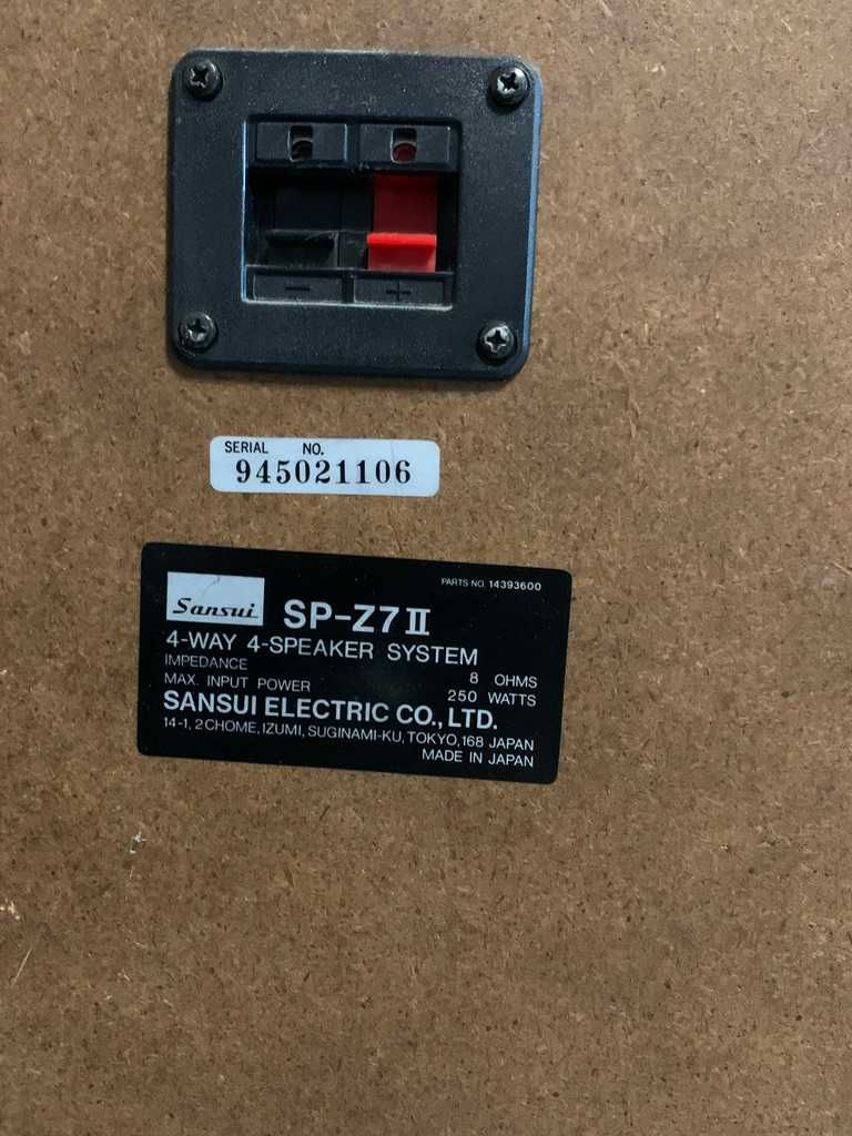 Kolumny Sansui SP-z7 II