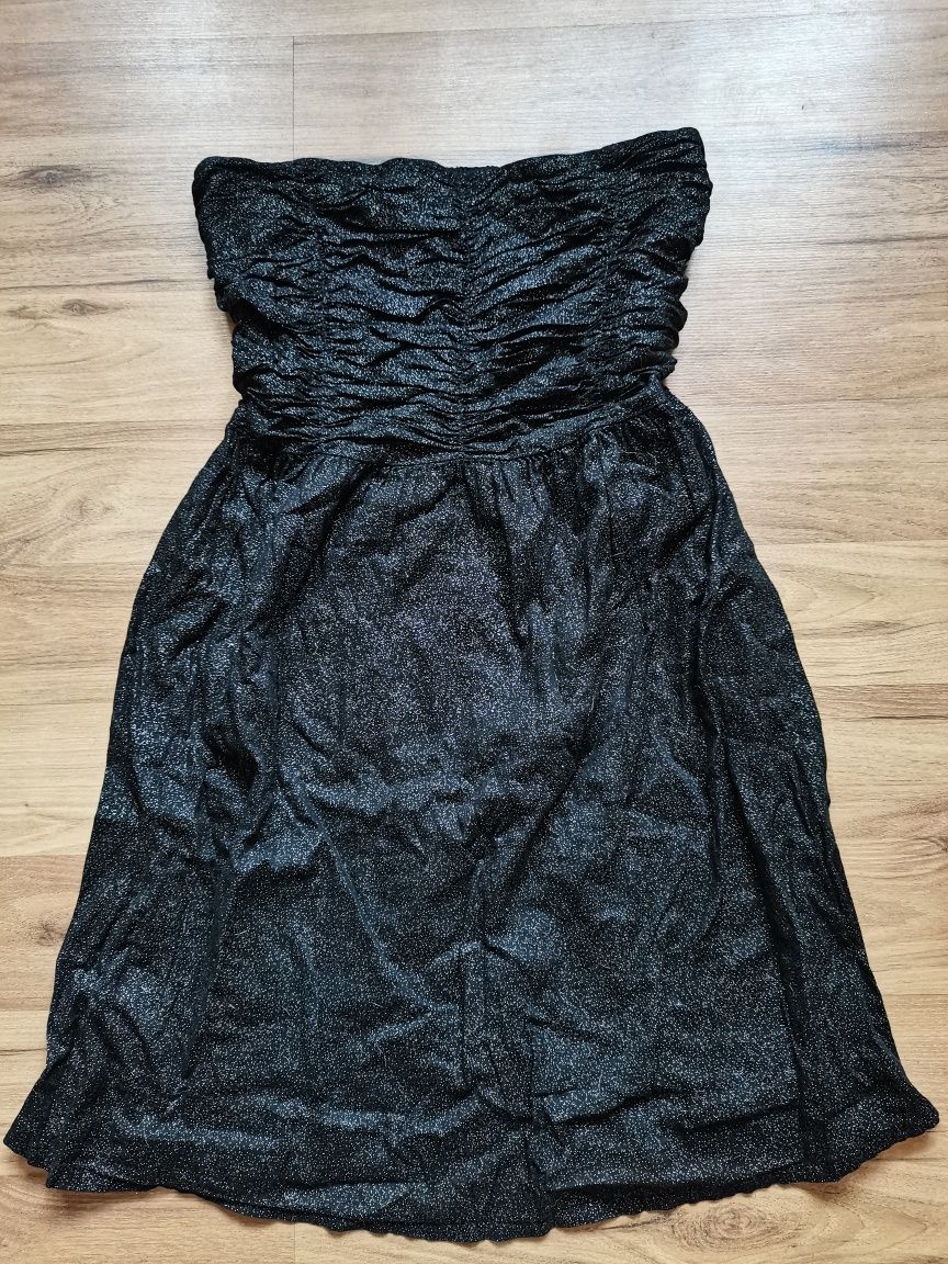 Piękna błyszcząca sukienka Goth S