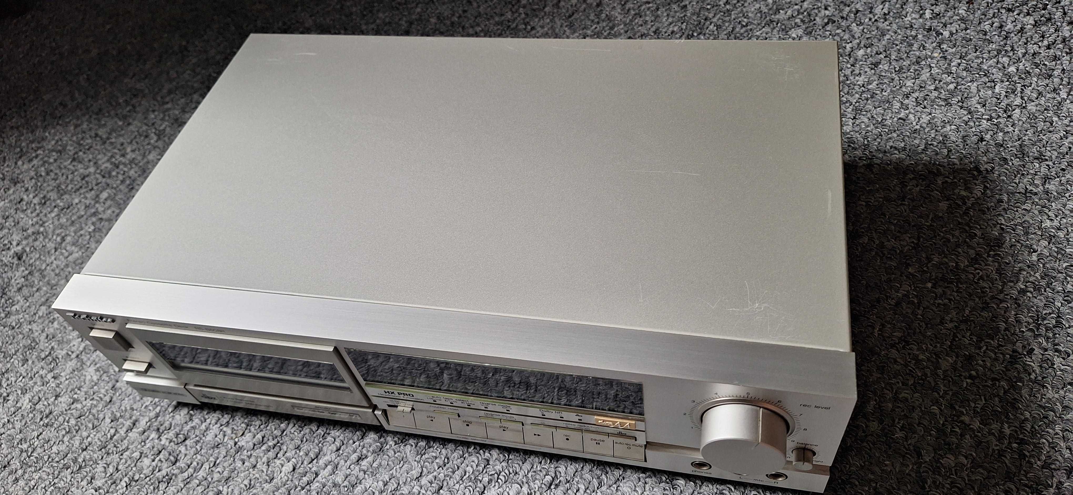Technics RS-B608R srebrny 1988 rok / stan 5 technicznie, wizualnie 5-